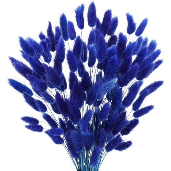 17’’ Natural Bunny Tails Dried Flowers, 50 Pcs Dried Lagurus Ovatus, Dried Pink Pampas Grass Decor for Farmhouse Flower Arrangements Wedding Home Boho Party Decorations