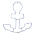 thumbnail image 1 of 17" Neon Blue LED Lighted Anchor Window Silhouette Decor, 1 of 4