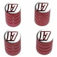 thumbnail image 1 of 17 Number Seventeen Tire Rim Wheel Aluminum Valve Stem Caps, Multiple Colors, 1 of 1