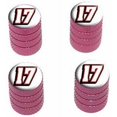 thumbnail image 1 of 17 Number Seventeen Tire Rim Wheel Aluminum Valve Stem Caps, Multiple Colors, 1 of 1