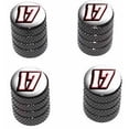 thumbnail image 1 of 17 Number Seventeen Tire Rim Wheel Aluminum Valve Stem Caps, Multiple Colors, 1 of 1