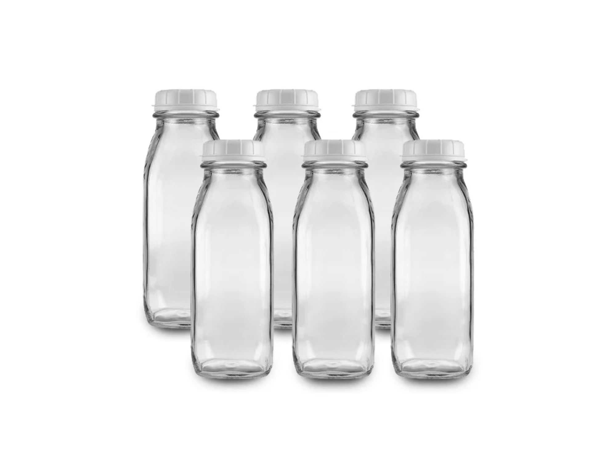 17 oz glass water bottles in bulk with lid -- Case of 24 – Better