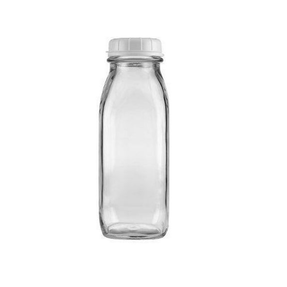 17 Oz Glass Water Bottle Virtually Unbreakable with Thick Sides