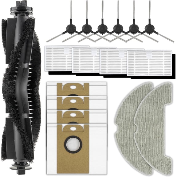 17 Pack W11 Replacement Parts Kit Compatible with Vexilar Robot Vacuum Cleaner
