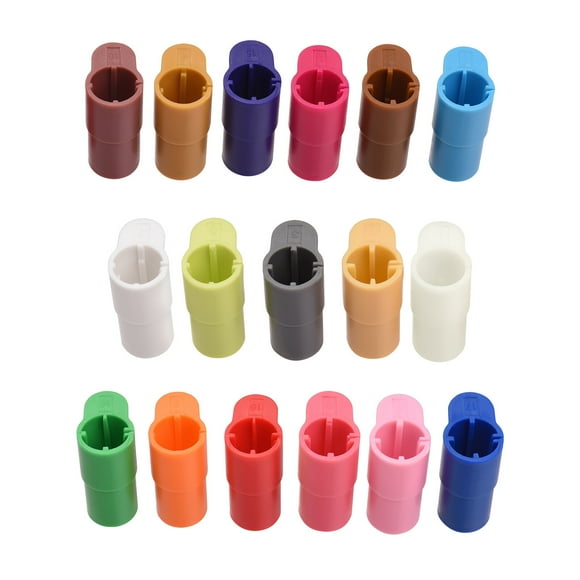 17 Packs Pen Adapter Set Marker Holder Replacement for Sharpie / Bic / Crayola / Sakura / Pilot / Pentel / Paper Mate / Mitsubishi uni-Ball Compatible with Cricut Explore Air 3/Air 2/Air/Maker/Maker 3