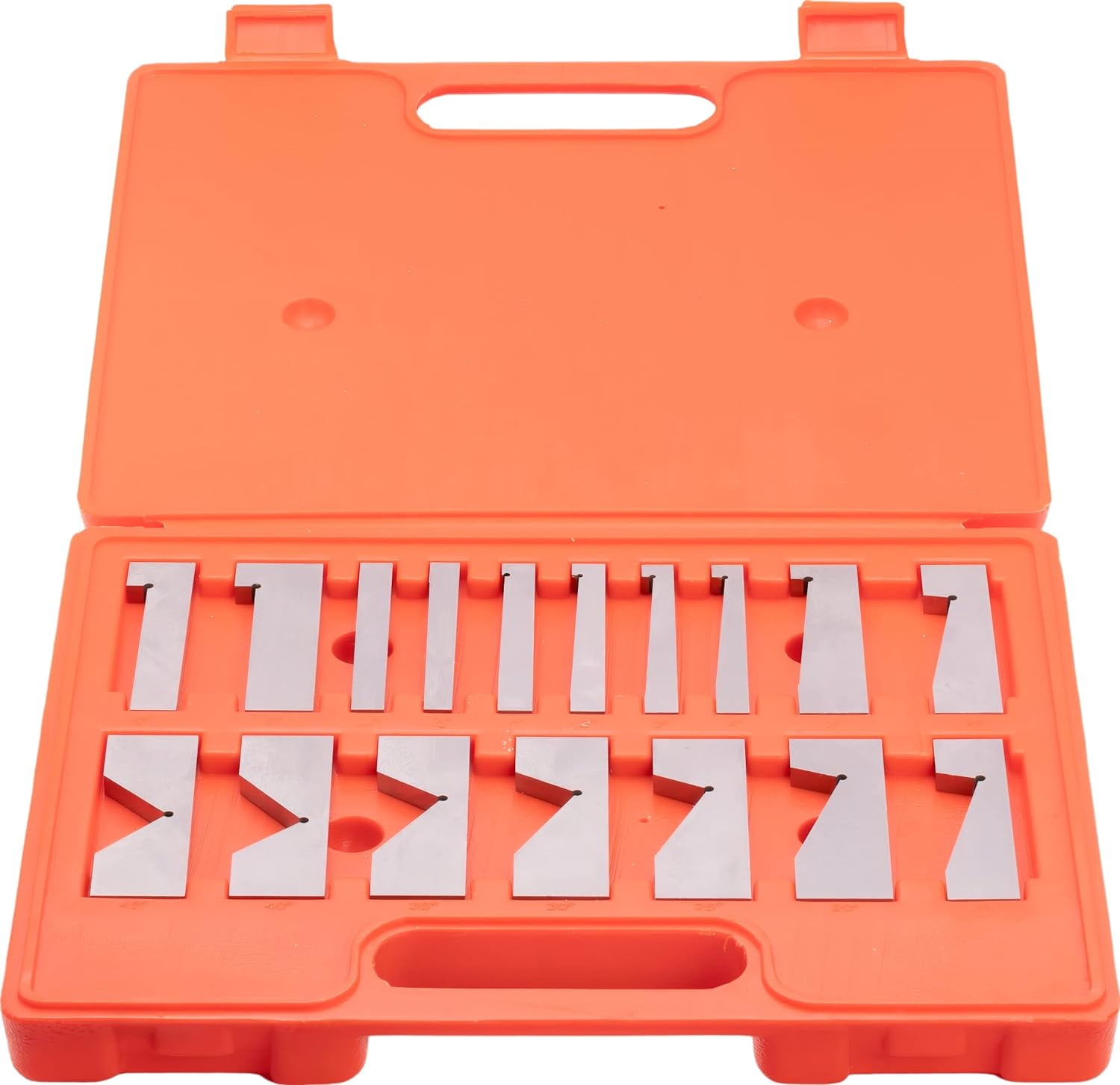 17 Pc Steel Angle Block Set, 0.° To 45° Angles - Walmart.com