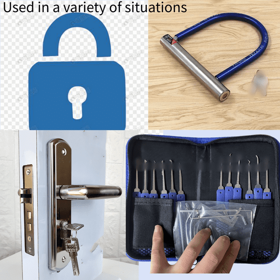 17 Pcs Hand Tool Set, Used For Door Lock Or Car Lock RepairMen's gift