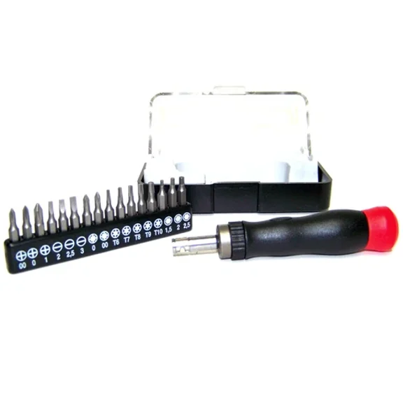 17 Pcs Precision Screwdriver Set Jeweler Phillips Flat Head Torx T6 T7 T8 T9 T10