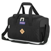 17" Personal Item Under Seat Duffel Bag for United Airlines (Black)