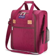 17" Personal Item under seat duffel for the Spirit Frontier American Jetblue airlines (Purple)