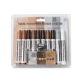 thumbnail image 1 of 17-Piece Furniture Repairing Kit With 8 Markers 8 Wax Sticks And 1 Sharpener For Scratches Discoloration Holes And Gaps On Wooden Furniture Floors Tables Desks Bedposts, 1 of 6