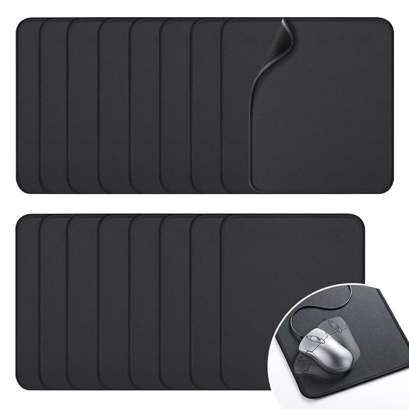 17 Piece Mouse Pad Set, 10.2x8.2 Inches 3mm Thick, For Office Home Use