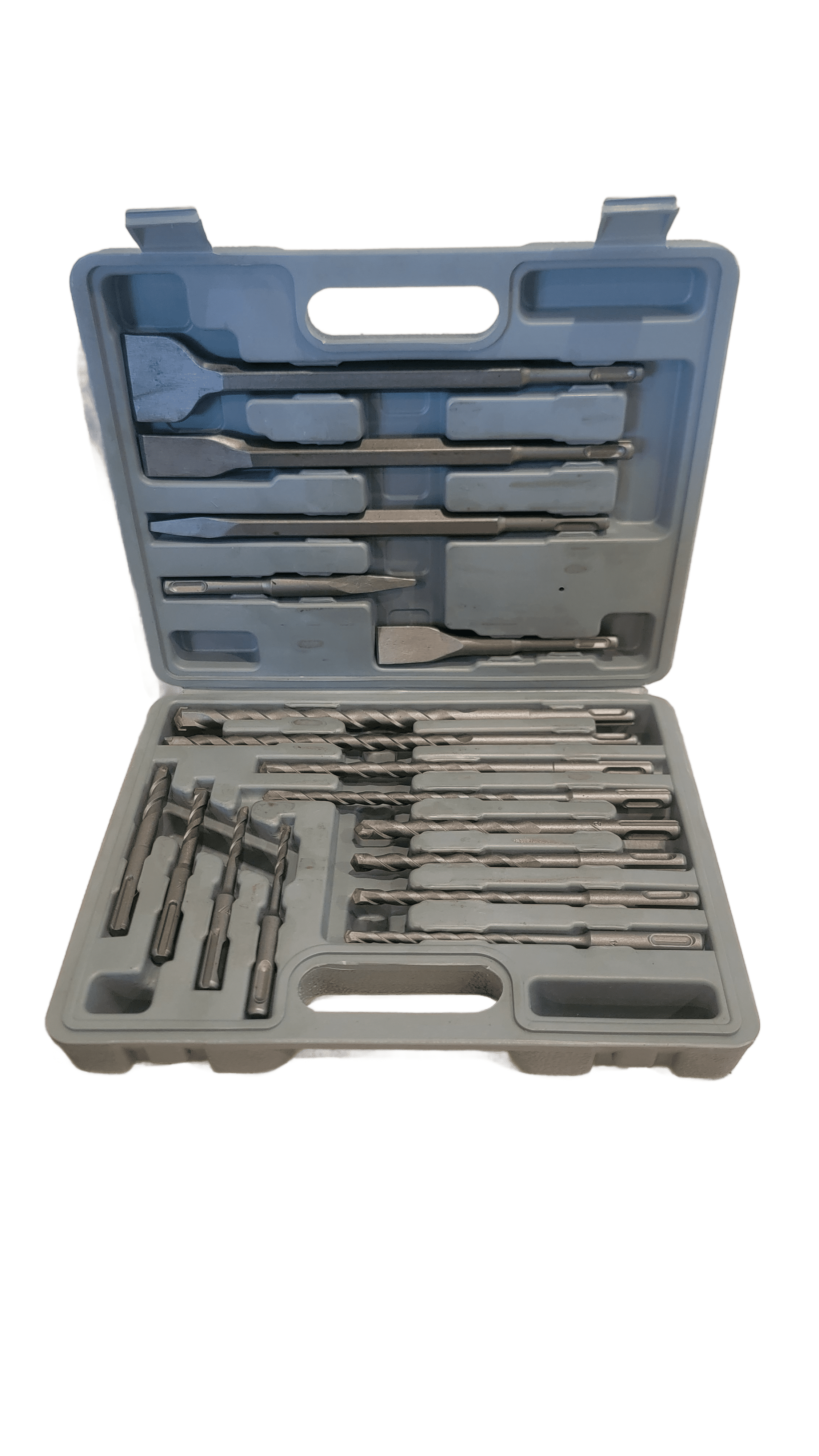 17 Piece Multi Hammer Drill And Chisel Bit Tool Set SDS Hand Drill Bits ...