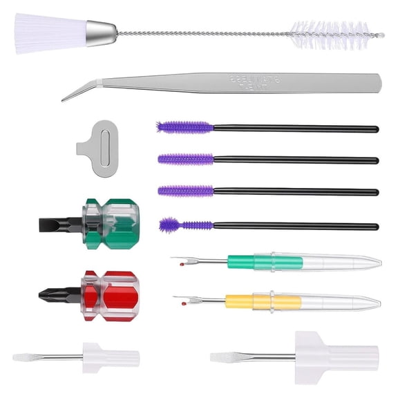 17 Piece Sewing Machine Cleaning Set for Deep Cleaning and Maintenance With Tool and ABS Materials