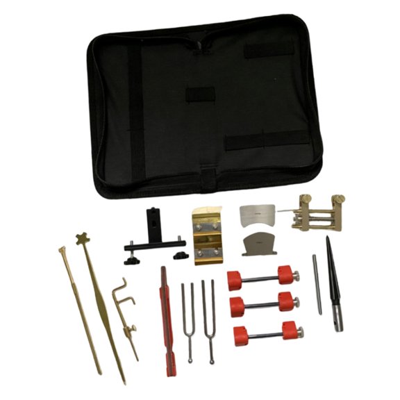 17 Pieces Violin Sound Post Tool Set Gauge Measurer Metal DIY Luthier Maintenance Musicians Repair Kit