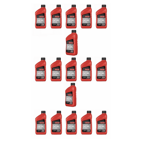 17 Quarts Diesel Engine Motor Oil Ford/Motorcraft SAE Super Duty MPN #XO-15W40-QSD