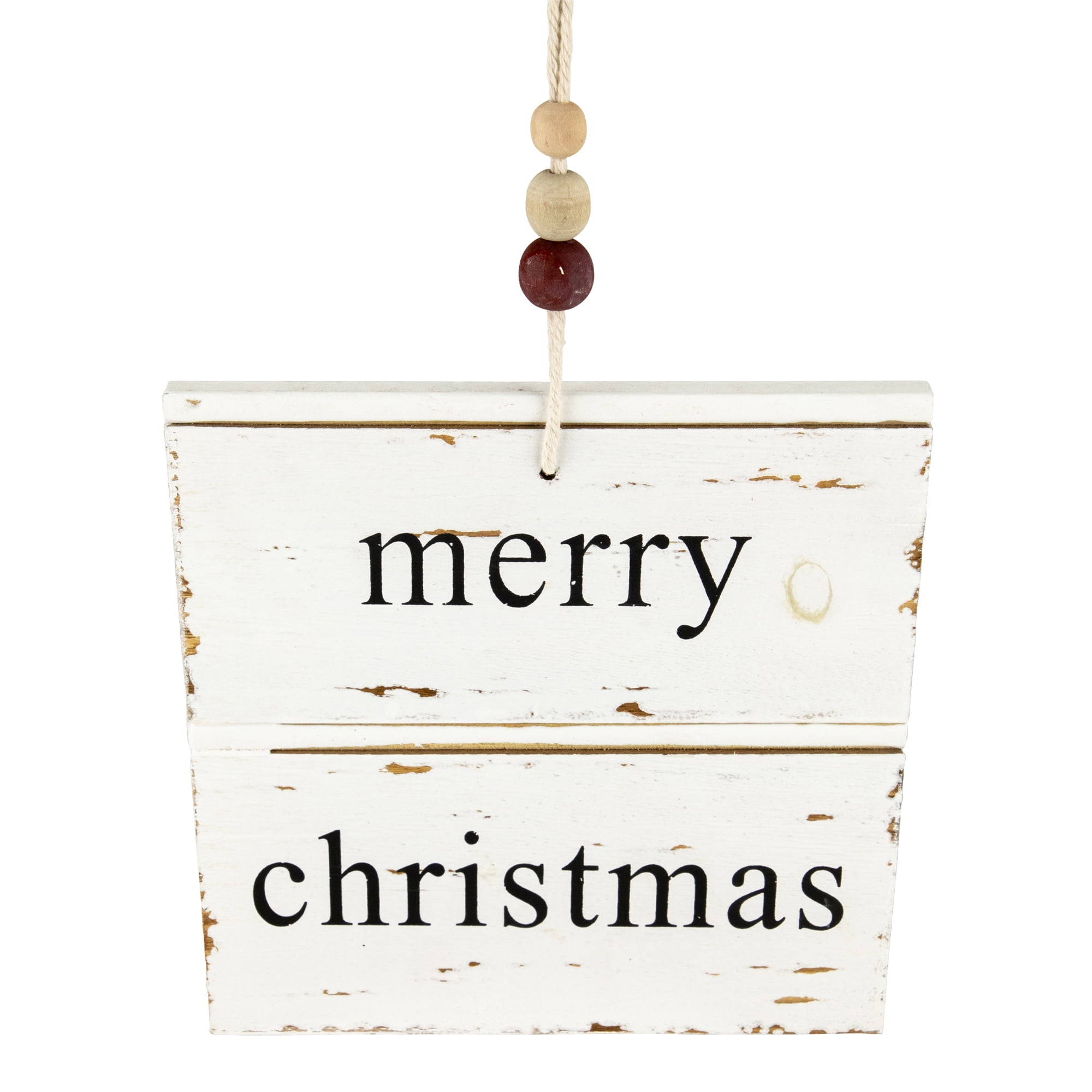 17" Reclaimed Wood Merry Christmas Wall Sign