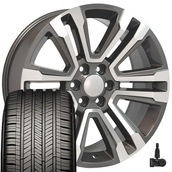 17x11 Chrome Wheel fits C4 Corvette Camaro Firebird (REAR ONLY) - CV31 C7 ZR1 style