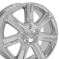 thumbnail image 1 of 17" Replica Wheel LX12 Fits Lexus ES Rim 17x7 Chrome Wheel Fits select: 2001-2011 TOYOTA PRIUS, 2013-2015 TOYOTA RAV4 XLE, 1 of 3