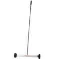 thumbnail image 1 of 17" Rolling Magnetic Sweeper with 10 lbs Capacity – Adjustable Handle 17.5"–40.9", Lightweight Nail & Screw Pickup Tool with Wheels, Brush, Durable Aluminum Body for Garage, Lawn, Workshop Cleanup, 1 of 10
