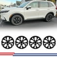 thumbnail image 1 of 17" Set of 4 Hubcaps Wheel Rims Cover for 2023-2025 Honda Cr-V Lx Model Snap-on Installation Black Lacquer, 1 of 11