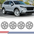 thumbnail image 1 of 17" Set of 4 Hubcaps Wheel Rims Cover for 2023-2025 Honda Cr-V Lx Model Snap-on Installation Lacquer, 1 of 11