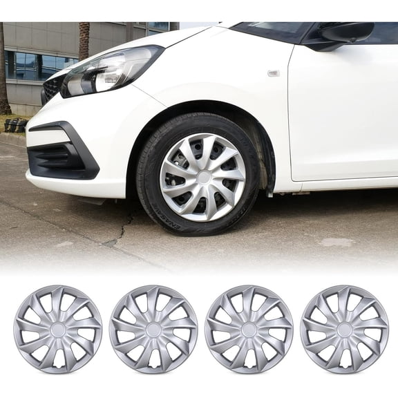 17" Set Of 4 Universal Wheel Covers & Hub Caps, PP Material, Lacquer