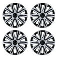 thumbnail image 1 of 17" Set of 4 Wheel Covers Snap on Hubcaps Full Hub Caps Fit R17 Tire & Steel Rim -Silver Lacquer & Black Lacquer, 1 of 10