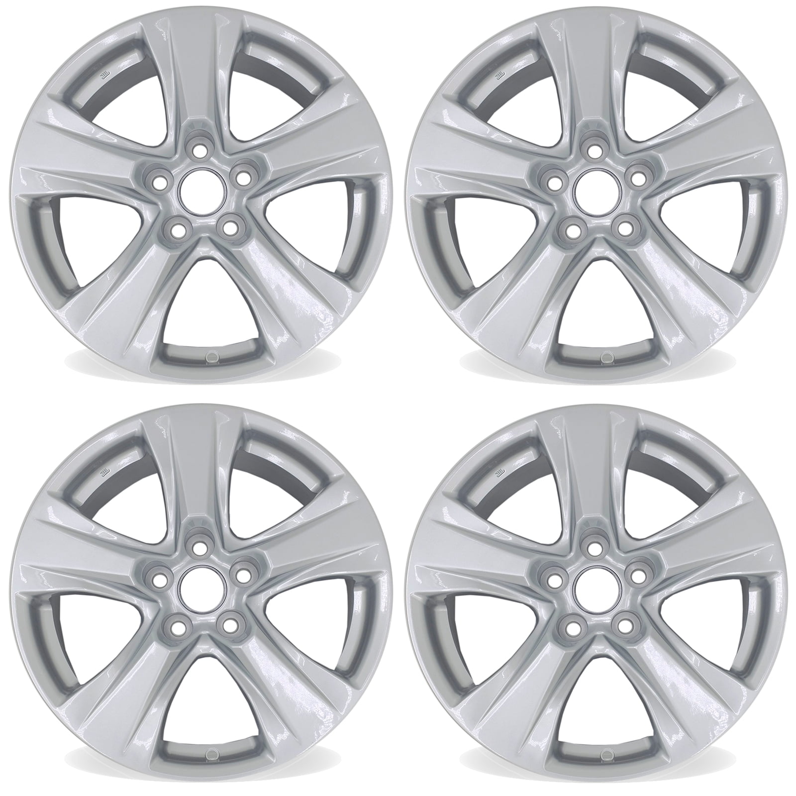 17” Set of 4 17x7 Silver Wheels for Toyota RAV4 2019-2024 OE Style ...
