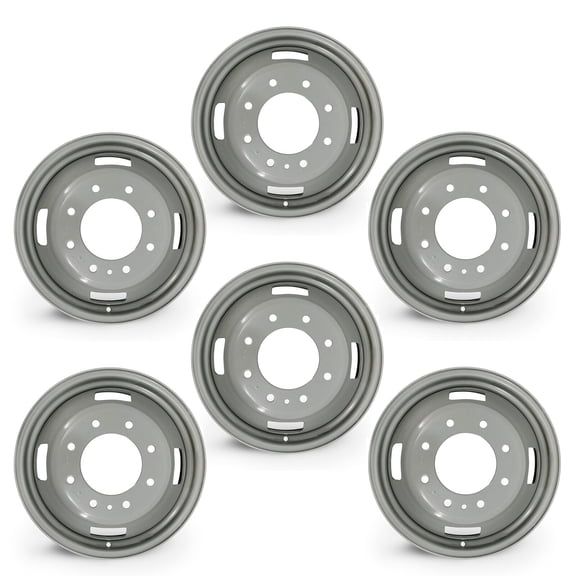For Ford F350 Super Duty OEM Design Wheel 17" 17x6.5 Dually Steel 2005-2025 Set of 6 Replacement Rim
