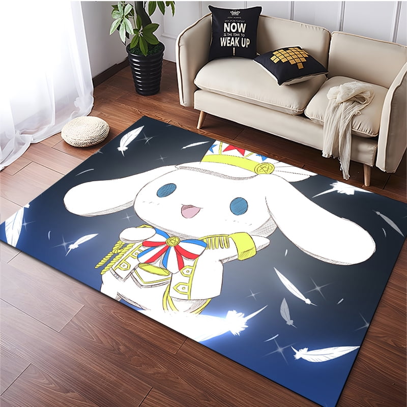 17 Sizes Sanrio Cinnamoroll Kawaii Printing Rug Carpet For Living Room Bedroom Decor Sofa