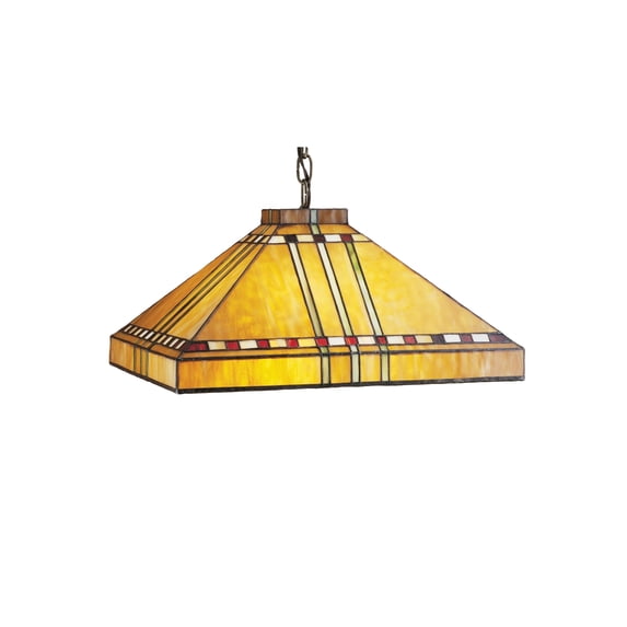 17"Sq Prairie Corn Pendant