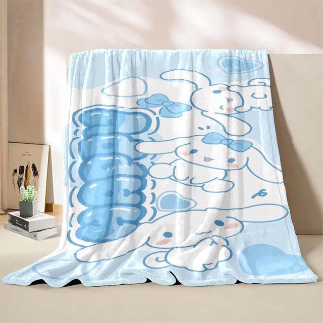 17 Styles Sanrio Cinnamoroll Fashion Blanket Sofa Bed Cover Four Season