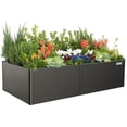 thumbnail image 1 of 17" Tall Modern 42" x 83" Metal Raised Garden Bed, 1 of 5