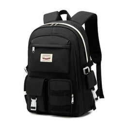 back pack／black nylon × denim No Boundaries Casual Mini Backpack, Black Denim, Women's