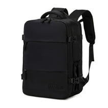 17" Travel Backpack Carry-on Laptop Backpack Overnight Bag Weekender Bag Casual Daypack for Women Men College - Black