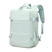 17" Travel Backpack Carry-on Laptop Backpack Overnight Bag Weekender Bag Casual Daypack for Women Men College - Green