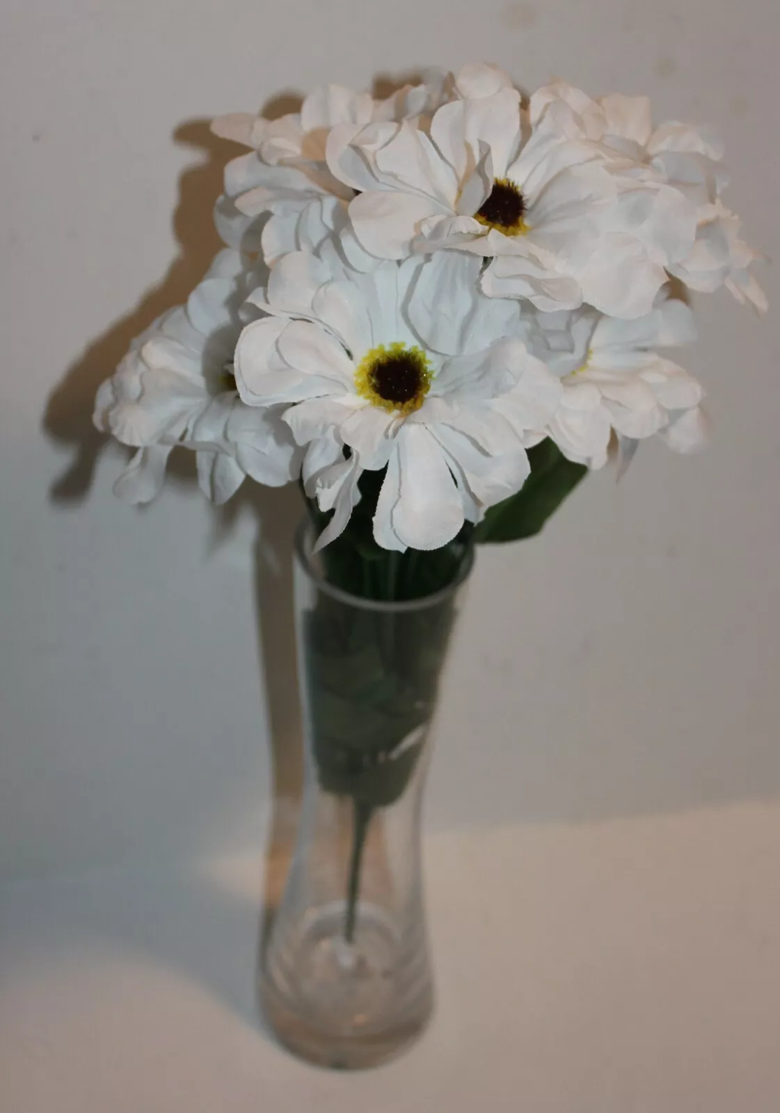 17" Wedding Christmas White Bush 7 Magnolias Flowers Bush, Home Holidays Decor