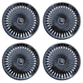 thumbnail image 1 of 17" Wheel Covers & Hub Caps ABS Glossy Black, 4 Pack, 1 of 8
