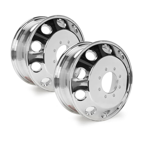 17" Wheel Rim 17x6-inch 8-Lug for 2011-2018 Dodge Ram 3500 Dually, Polished Front Alloy Replacement Rim, 2 Count