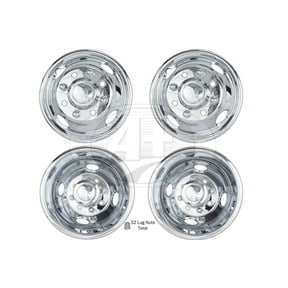 17" Wheel Simulator F/R Set ABS Chrome Plated for 2005-2014 Ford F250