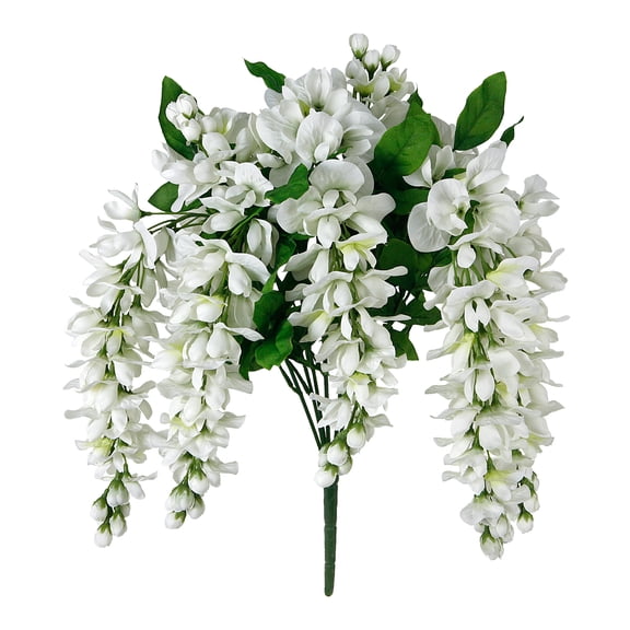 17" White Wisteria Bush by Ashland
