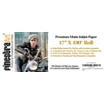 thumbnail image 1 of 17" X 100' Premium Arctic Matte Inkjet Photo Paper - Roll 3 INCH CORE, 1 of 1