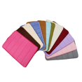 thumbnail image 1 of 17 X 24inch Shower Non-slip Bath Mat Coral Fleece Memory Foam Bathroom Pad Plain Soft Home Mats Hot Sale(Gray), 1 of 7