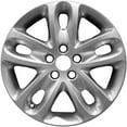 thumbnail image 1 of 17 X 7 Reconditioned OEM Aluminum Alloy Wheel, All Painted Silver, Fits 2002-2008 Jaguar X Type, 1 of 1