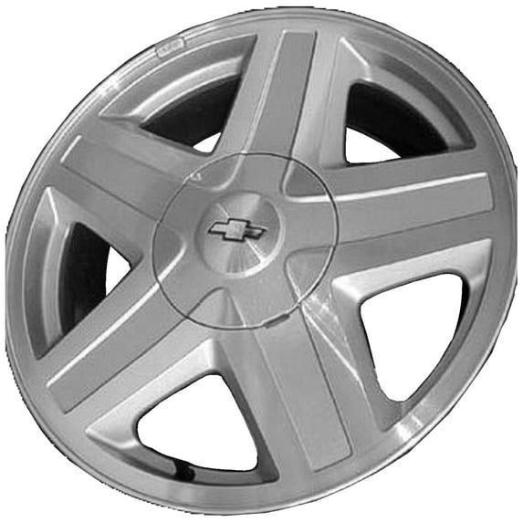 17 X 7 Reconditioned OEM Aluminum Alloy Wheel, Machined W/Silver Pocket, Fits 2002-2003 Chevrolet Trailblazer