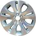 thumbnail image 1 of 17 X 7 Reconditioned OEM Aluminum Alloy Wheel, Machined With Silver Vents, Fits 2008-2009 Subaru Legacy, 1 of 1