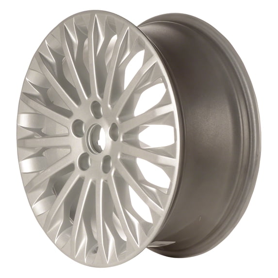 17 X 7 Reconditioned OEM Aluminum Alloy Wheel, Sparkle Silver Metallic Full Face, Fits 2012-2012 Ford Focus