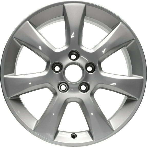 17 X 8 Reconditioned OEM Aluminum Alloy Wheel, All Painted Silver, Fits 2013-2016 Cadillac ATS