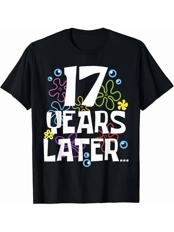 17 Year Later Seventeen 17 Year Old Boy T-Shirt BLACK Unisex S-5XL Hot Trending Shirt, Vintage Birthday Gift